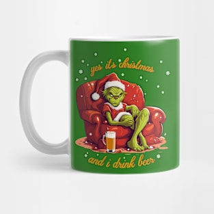 Grinch's Merry Brewed Christmas Beer Mug